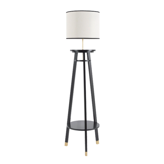 CAROL FLOOR LAMP 1ХЕ27 BLACK