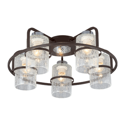 CIARA CHANDELIER 5XЕ27 WENGE/ CHROME