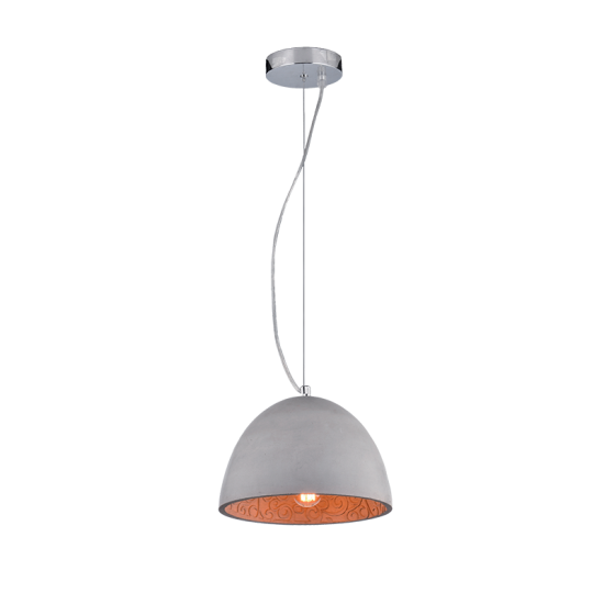 CIMENT-1C PENDANT 1XE27 CONCRETE