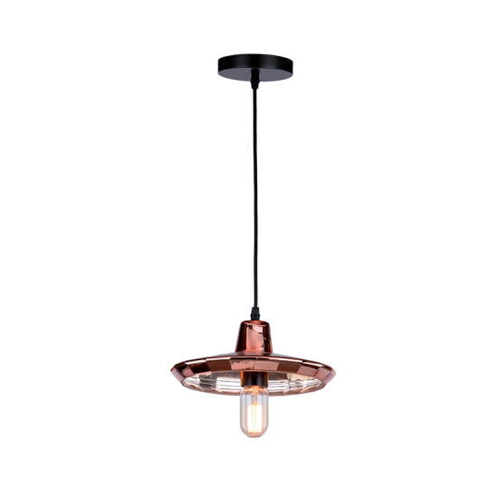 CLARK-1A PENDANT 1XE27 COPPER