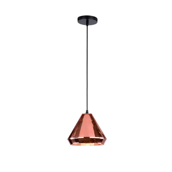 CLARK-1B PENDANT 1XE27 COPPER