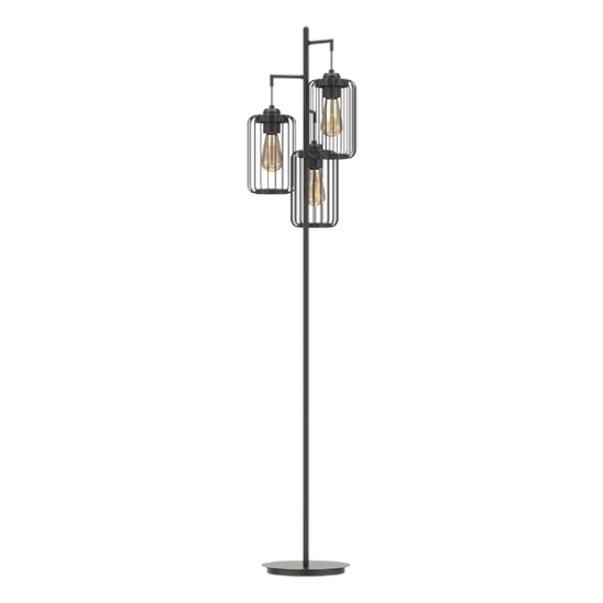  FLOOR LAMP 3XE27 MATT BLACK DARIA3/BL