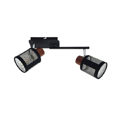 DELIA SPOT 2XE27 BLACK