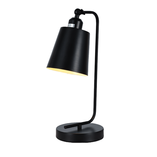 DEREK TABLE LAMP 1XE27 BLACK