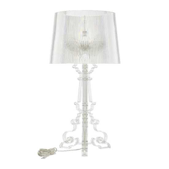 ELINOR TABLE LAMP 1XE27 TRANSPARENT