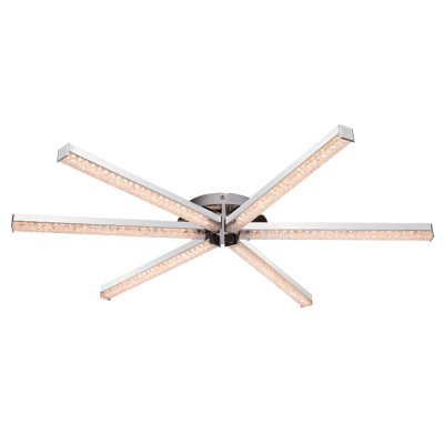 FAYE LED WALL LAMP 6X4W 3200K CHROME