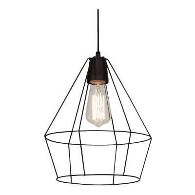 HEIDI PENDANT 1xE27 BLACK