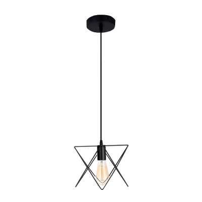 IDA PENDANT 1XE27 BLACK