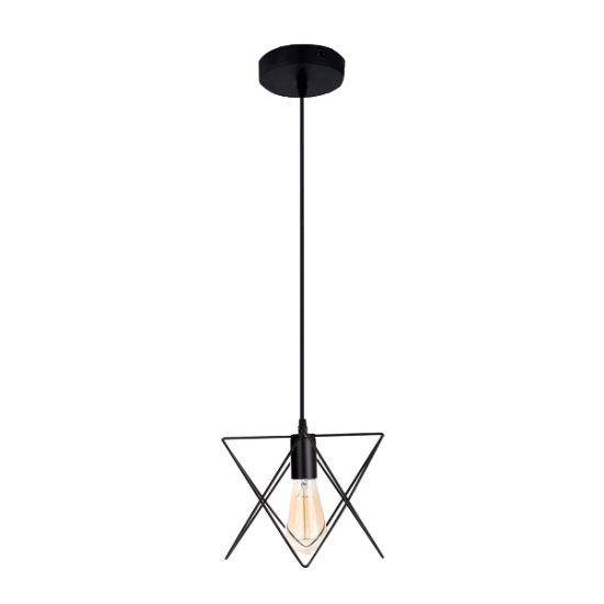 IDA PENDANT 1XE27 BLACK