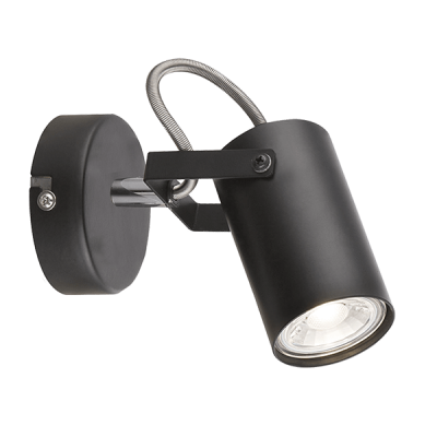 IZZY SPOT 1xGU10 BLACK IZZY SPOT 1xGU10 BLACK