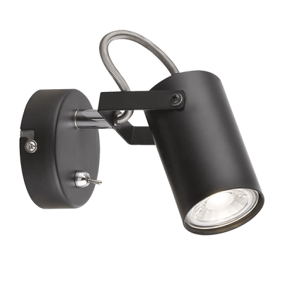 IZZY SPOT 1xGU10 BLACK WITH KEY IZZY SPOT 1xGU10 BLACK WITH KEY