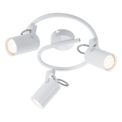 IZZY SPOT 3xGU10 WHITE IZZY SPOT 3xGU10 WHITE