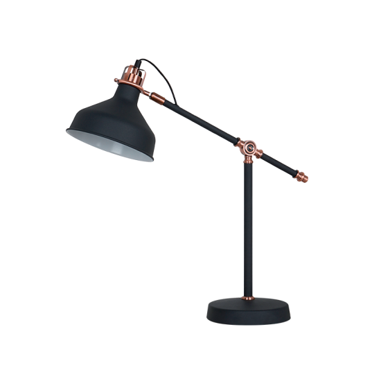 JOHN TABLE LAMP 1XE27 BLACK