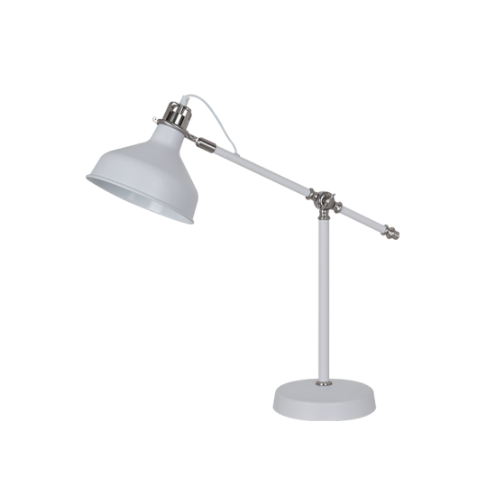 JOHN TABLE LAMP 1XE27 WHITE