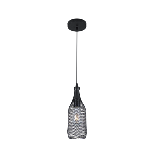 KEN PENDANT 1XE27 MATT BLACK