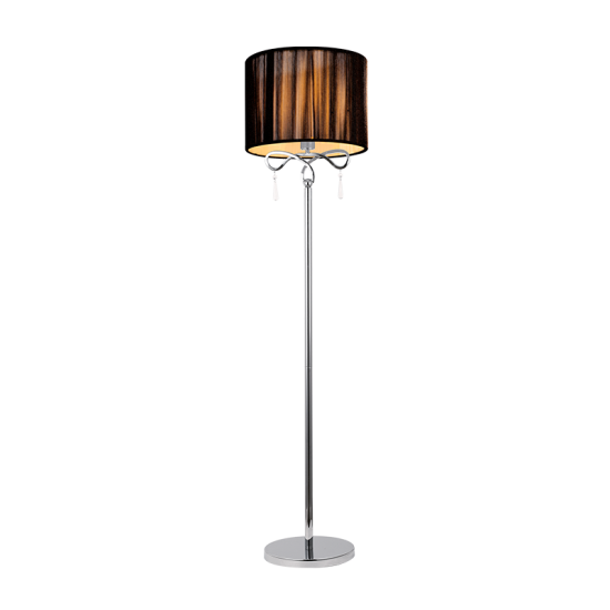 LILLY FLOOR LAMP 1XE27 CHROME