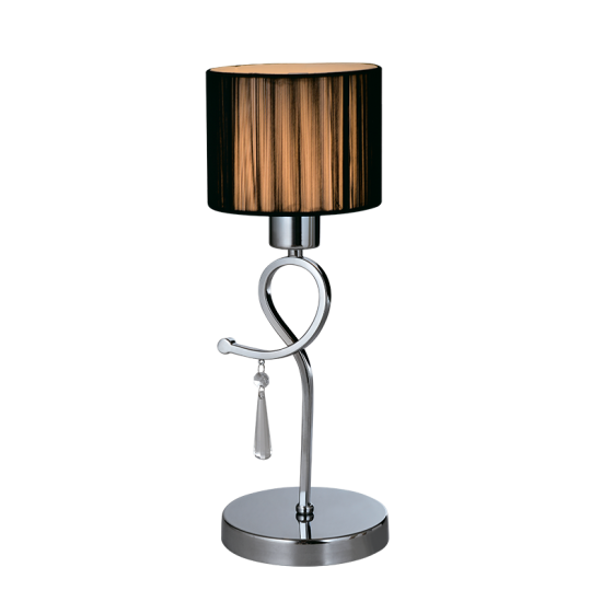 LILLY TABLE LAMP 1XE27 CHROME