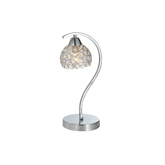 LIZA TABLE LAMP 1XE14 CHROME