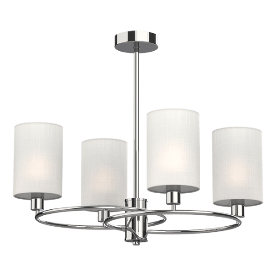 LUKAS CEILING LAMP 4XE14 CHROME