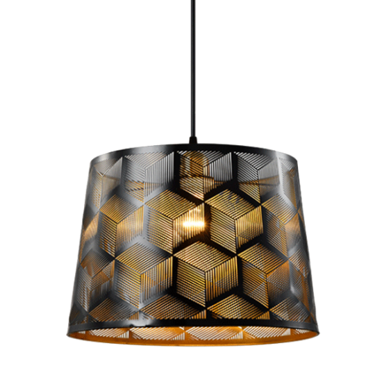 MARSEL PENDANT 1XE27 BLACK/GOLD