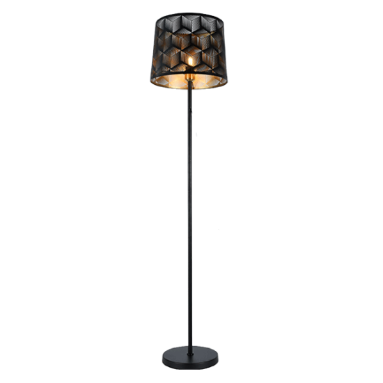 MARSEL FLOOR LAMP 1XE27 BLACK