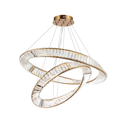 ΦΩΤΙΣΤΙΚΟ ΚΡΕΜΑΣΤΟ  LED Φ80,Φ60 CRYSTAL 34W CCT COPPER