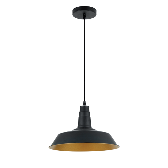 MATT PENDANT 1XE27 BLACK