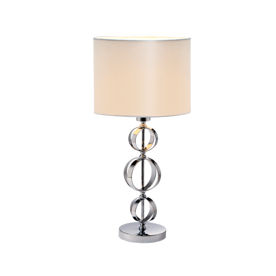 MAYA TABLE LAMP 1XE27 CHROME