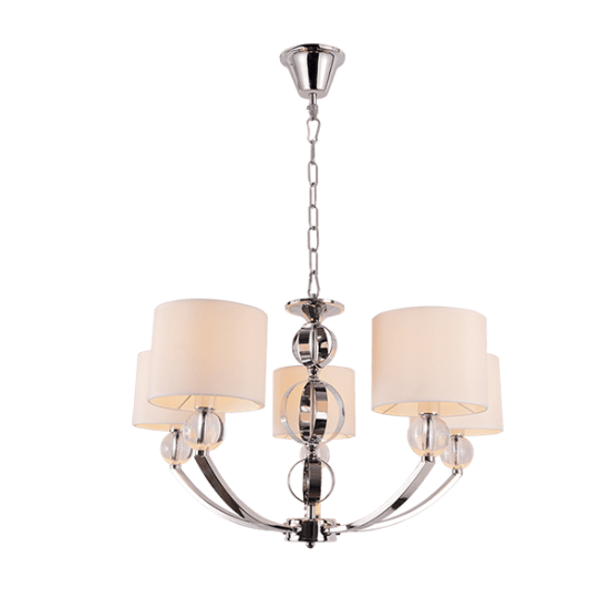 MAYA CHANDELIER 5XE27 CHROME