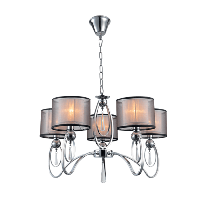 MERY CHANDELIER 5XE27 CHROME