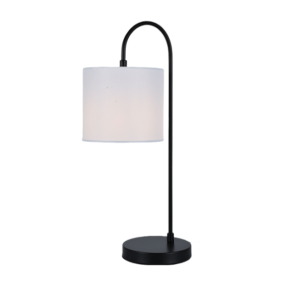 NADINE TABLE LAMP 1XE27 BLACK/WHITE