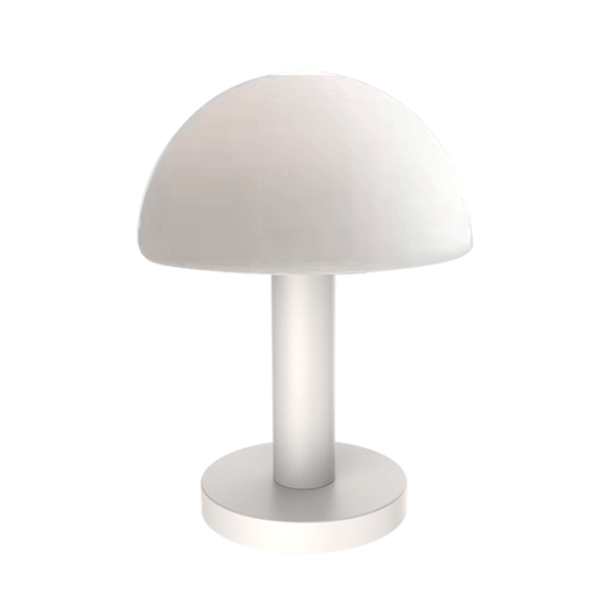 NOLA TABLE LAMP 1XG9 WHITE WITH DIMMER