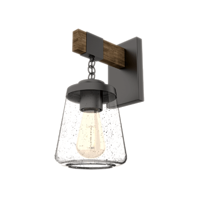 ΑΠΛΙΚΑ1XE27 MATT BLACK/WOOD PAOLA  ΑΠΛΙΚΑ1XE27 MATT BLACK/WOOD PAOLA