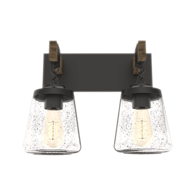 ΑΠΛΙΚΑ2XE27 MATT BLACK/WOOD PAOLA  ΑΠΛΙΚΑ2XE27 MATT BLACK/WOOD PAOLA