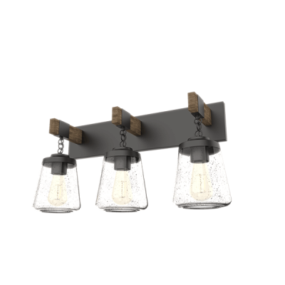 ΑΠΛΙΚΑ3XE27 MATT BLACK/WOOD PAOLA  ΑΠΛΙΚΑ3XE27 MATT BLACK/WOOD PAOLA