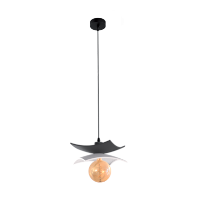 ROBBY PENDANT 1xE27 BLACK/WHITE