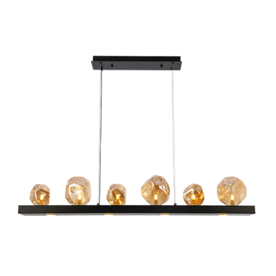 ROCK CHANDELIER 6XG9 BLACK/AMBER