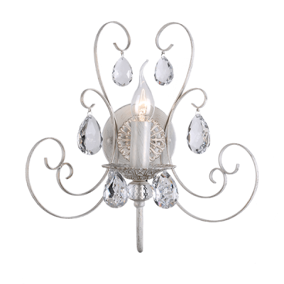 RUBY WALL LAMP 1XE14 BEIGE SWEPT GOLD