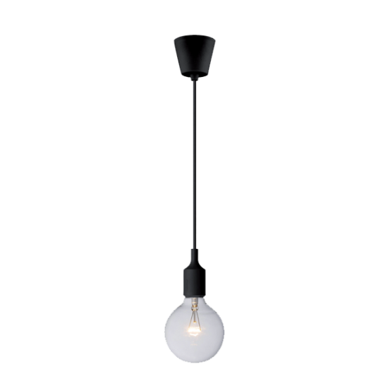 SAILOR-16 PENDANT SILICONE 1xE27 BLACK