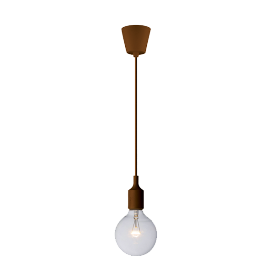 SAILOR-16 PENDANT SILICONE 1xE27 BROWN