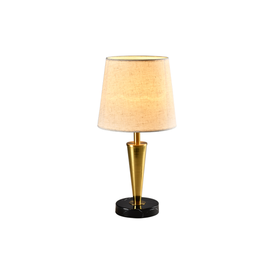 SALINA TABLE LAMP 1XE27 GOLD/FLAX