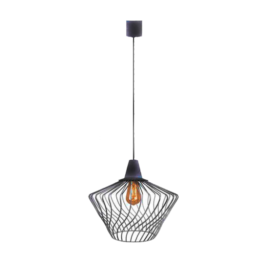 SALVA PENDANT 1XE27 BLACK