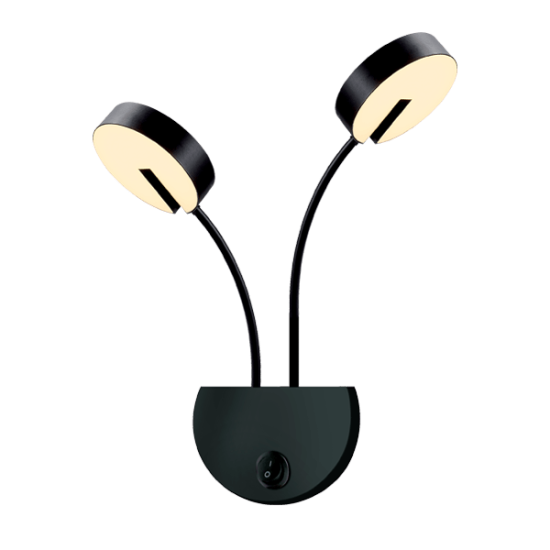 SENSO LED WALL LAMP 17W 3000K MATTE BLACK