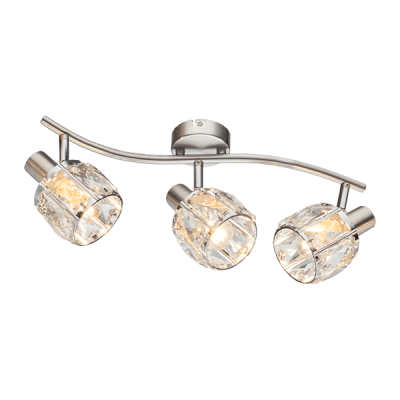 SHEEN SPOT 3XE14 SATIN NICKEL SHEEN SPOT 3XE14 SATIN NICKEL