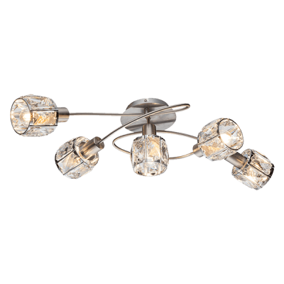 SHEEN SPOT 5XE14 SATIN NICKEL SHEEN SPOT 5XE14 SATIN NICKEL