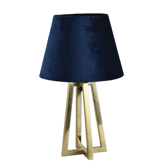 SIENA TABLE LAMP 1XE27 BRONZE/BLUE