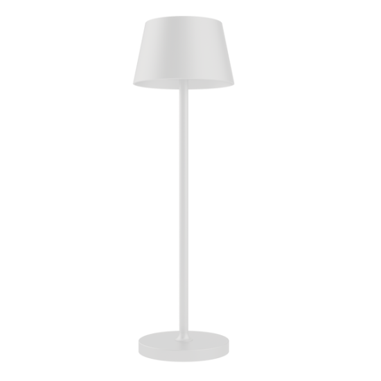 SONIA TABLE LAMP 3W WHITE WITH DIMMER & BATTERY