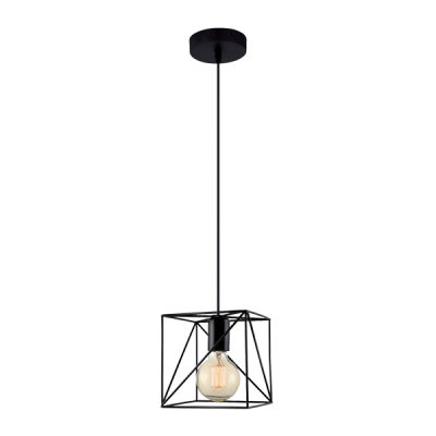 TERI PENDANT 1XE27 BLACK