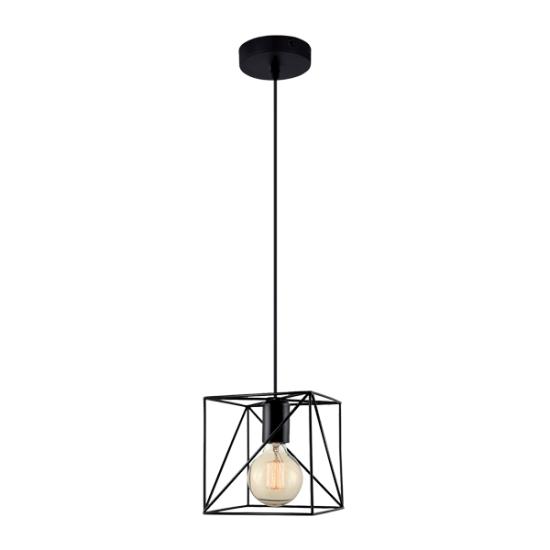 TERI PENDANT 1XE27 BLACK