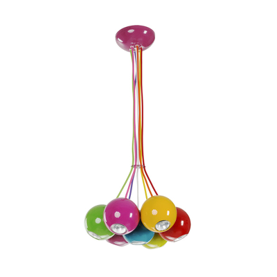 TINY CHANDELIER 7xGU10 MULTICOLOUR